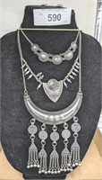 COSTUME JEWELRY NECKLACES, EARRINGS