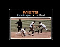 1971 Topps #310 Tommie Agee EX to EX-MT+