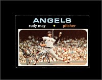 1971 Topps #318 Rudy May EX to EX-MT+
