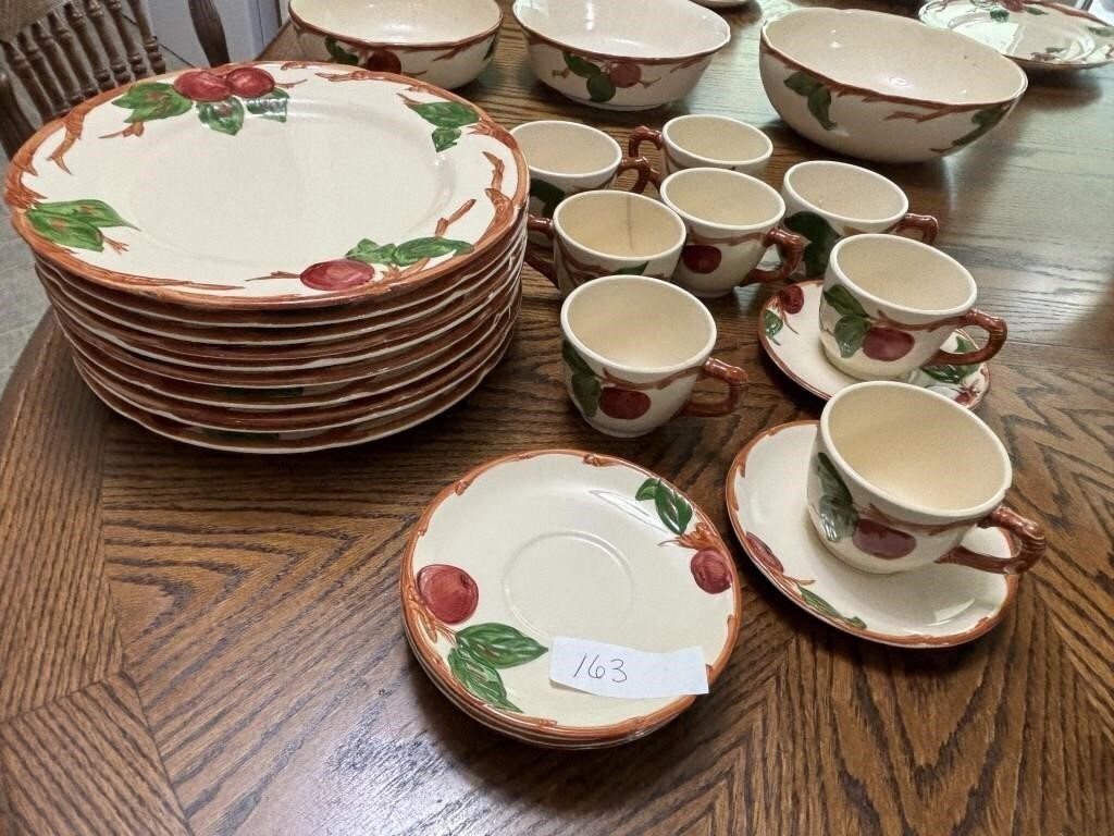 Franciscan Pottery - Apple Pattern 10 Plates