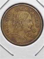 1956 Mexican coin