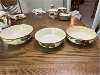 Franciscan Pottery - 3 Bowls