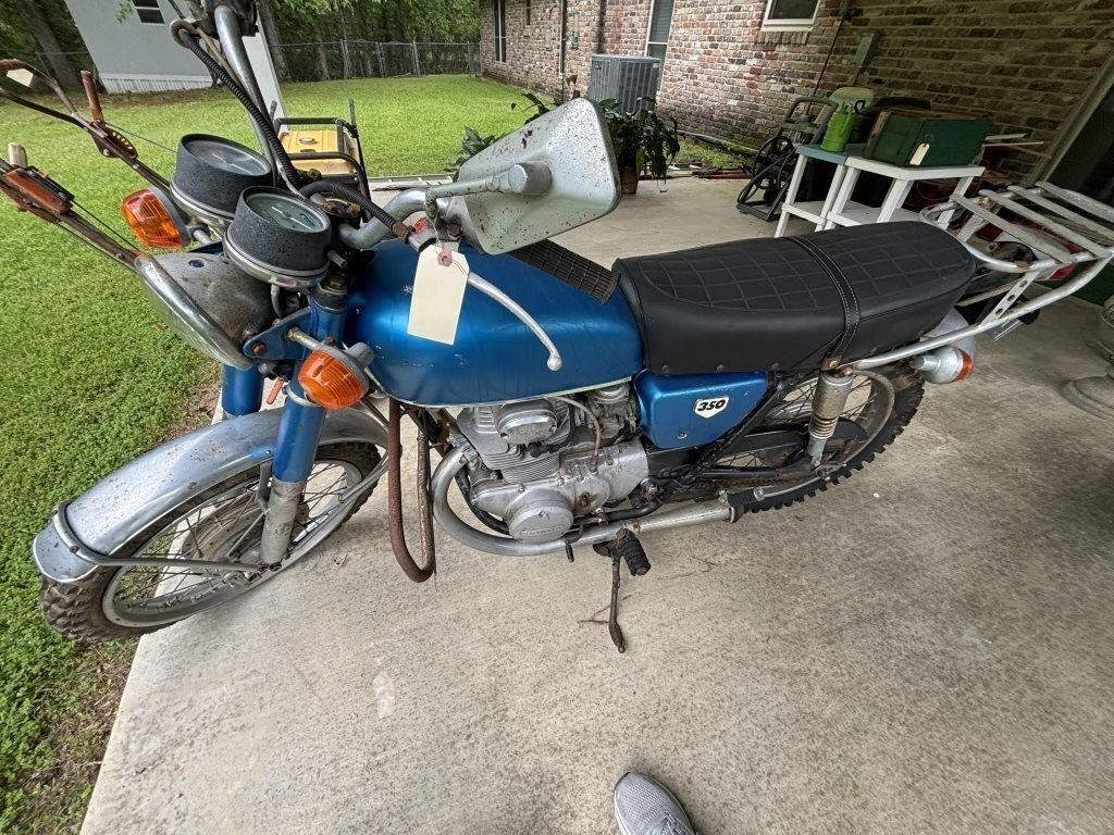 Honda 350 Motorcycle (1971) - Does have a title
