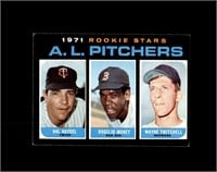 1971 Topps High #692 AL Pitchers RS RC SP EX+