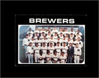 1971 Topps High #698 Milwaukee Brewers TC SP EX+