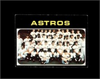 1971 Topps High #722 Houston Astros TC EX+