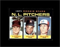 1971 Topps High #747 NL Pitchers RS EX to EX-MT+