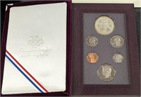 1988 PRESTIGE SET WITH COA WITH SILVER DOLLAR