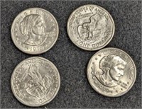 4 SUSAN B ANTHONY COINS
