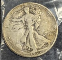 1936 WALKING LIBERTY HALF DOLLAR