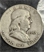 1953 FRANKLIN HALF DOLLAR