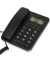 ($39) Desktop Corded Telephone, Wired Landline