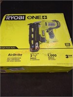RYOBI 18V 16 Gauge Straight Finish Nailer Tool