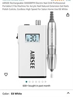 AIRSEE Rechargeable 30000RPM Electric Nail Drill