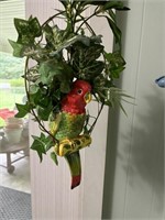 Hanging Parrot & Stool