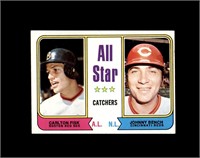 1974 Topps #331 Fisk/Bench AS EX to EX-MT+