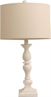 Décor Therapy Satin White Table Lamp