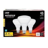 Feit Electric 65W BR30 Dimmable LED - 3000K, 3pk