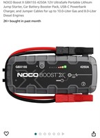 NOCO Boost X GBX155 Portable Lithium Jump Starter