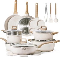 CAROTE 21Pcs Pots and Pans Nonstick Cookware Sets,