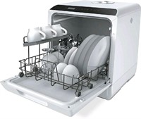 Hermitlux, Countertop Dishwasher, 5 Washing Progra