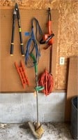 Extension cords, working electric weedeater & 16”