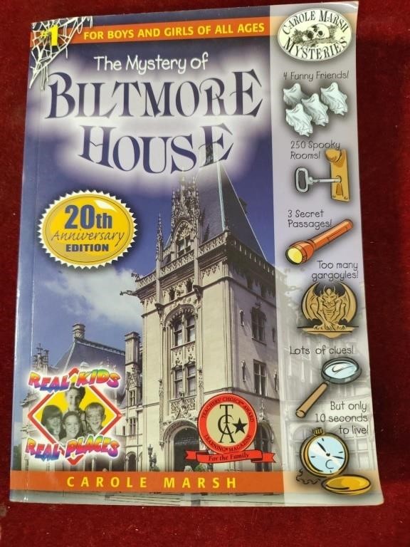 The Mystery of Biltmore House Paperback Book A