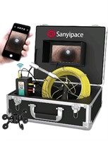 Sanyipace WiFi Wireless Sewer Camera 100FT/30M, Wa