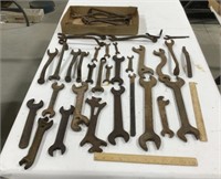 Lot of antique  wrenches