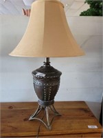 ORNATE BARREL LAMP