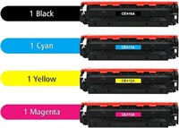 305A Toner Cartridge 4-Pack Replacement for HP 305