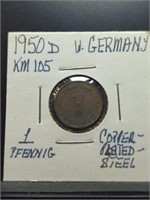 1950 West Germany coin