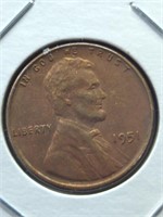 1951 Lincoln wheat Penny