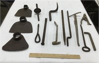 Tool lot w/garden tool attachments