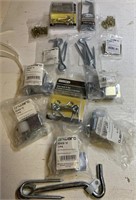 Assorted hooks and eyes /roller catches