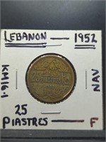 1952 Lebanon coin