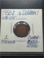 1950 West German coin