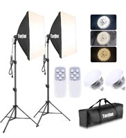 Torjim Softbox Photography Lighting Kit, Professio