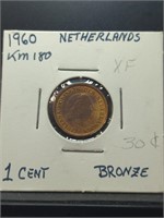 1960 Netherlands coin