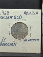 1968 Austria coin