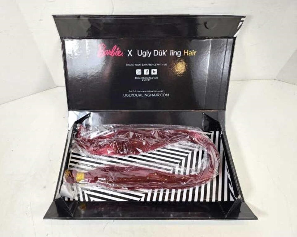 NEW Barbie X Ugly Duk Ling - Red Hair Extension