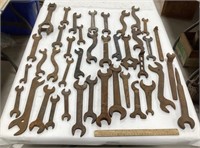 Lot of antique wrenches