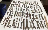 Lot of Antique flat wrenches