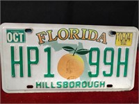Vintage Florida Car Tag HP1 99H