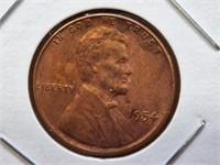1954 wheat penny