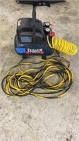 Tailgate tools air compressor, extension cords