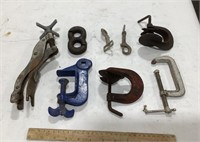 Tool lot w/ C clamps