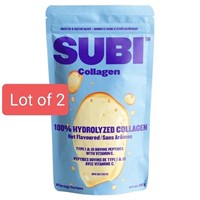 Lot of 2, SUBI collagen not flavoured, 282 g