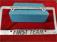 First Team Toyota Tag Frame