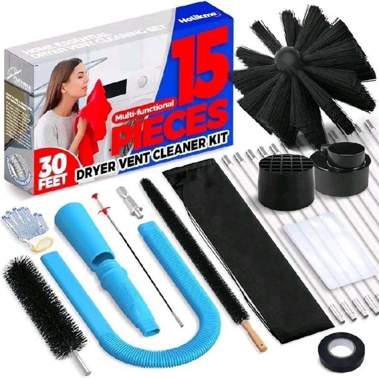 Holikme 11 Pieces Dryer Vent Cleaner Kit Dryer Cle